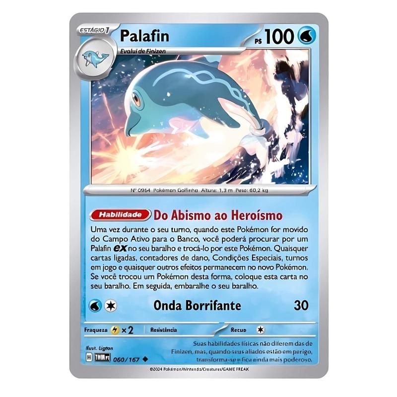 Box Pokemon TCG Palafin Ex Copag - 34709 - Deck de Cartas